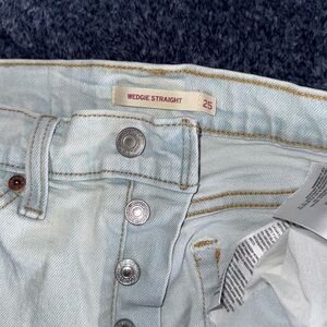 Levi's Light Wash Wedgie Straight Leg Women's Jeans
